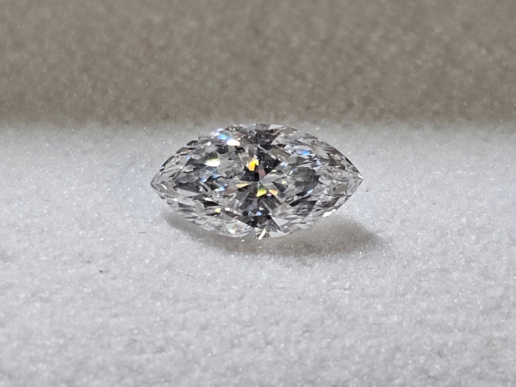 GIA 0.50 CT Natural MQ Cut E SI2 EX VG