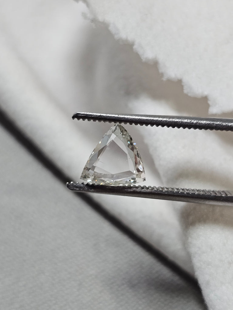 GIA 1.60 CT Natural Triangular Portrait cut I SI2 EX VG