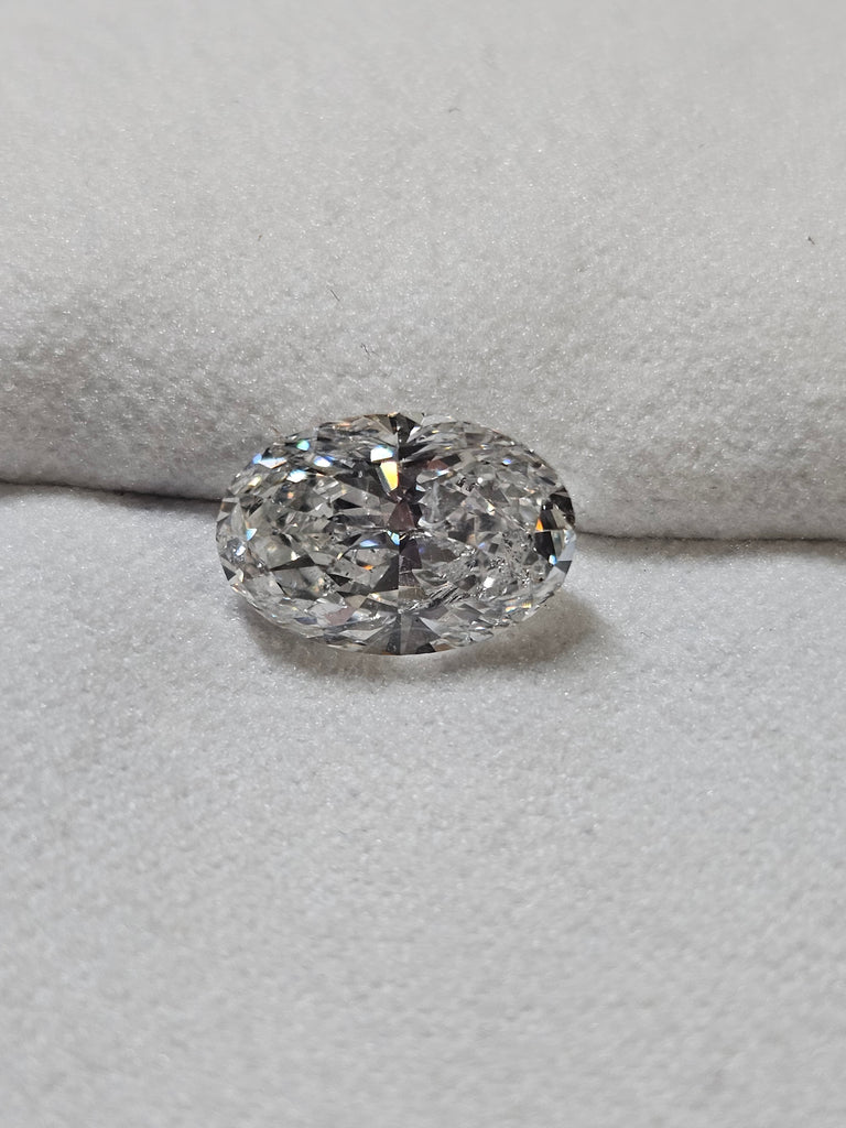 HRD 3.01 CT Natural Oval Brilliant G SI2 EX VG
