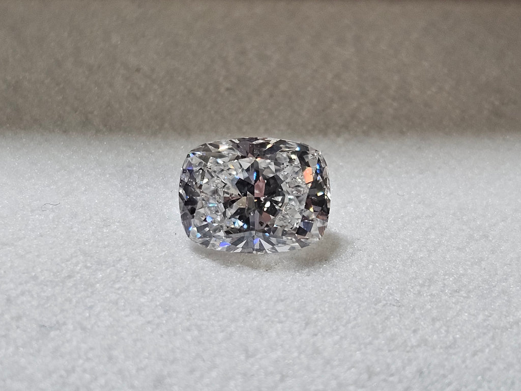 GIA 1.50 CT Natural Elongated Cushion Cut D SI2 XX