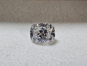 GIA 1.50 CT Natural Elongated Cushion Cut D SI2 XX