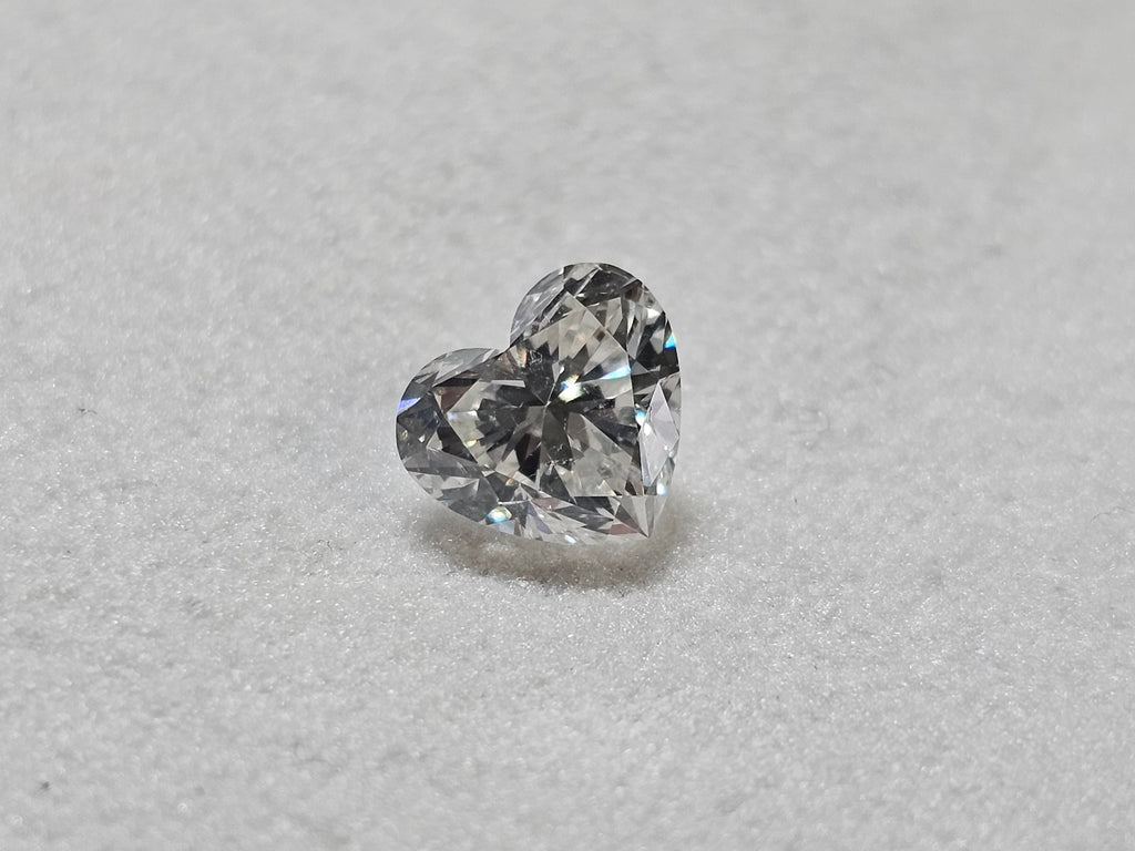 GIA 1.00 CT Natural Heart Brilliant I SI2 EX VG