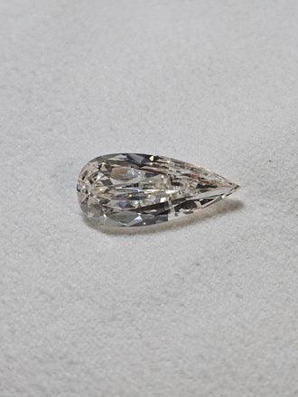 GIA 6.01 CT Natural Pear Modified Brilliant K VVS2 EX VG