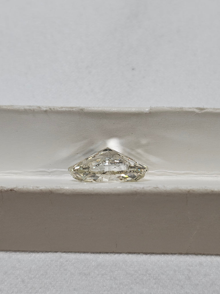 HRD 5.00 CT Natural Oval Brilliant K P1 EX VG