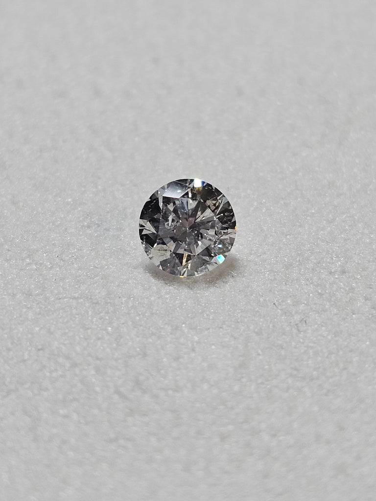 0.61 CT Natural Round Brilliant GH I2