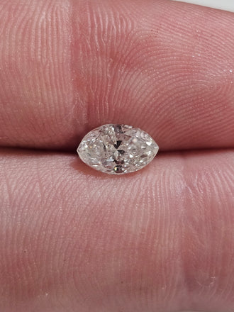 0.99 CT Natural Oval Cut GH I2