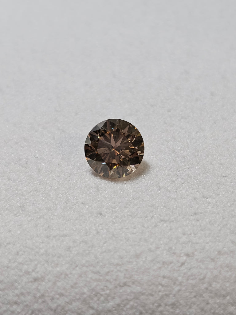 GIA 1.70 CT Natural RB Fancy Light Yellowish Brown SI1 XX