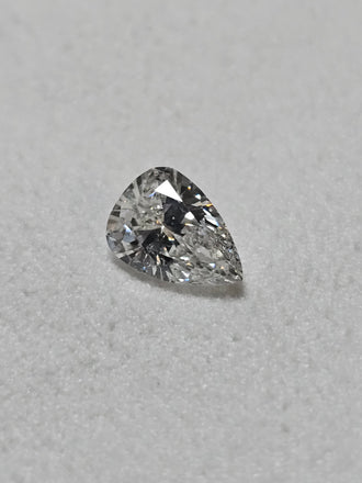 GIA 1.54 CT Natural Pear Cut H I1