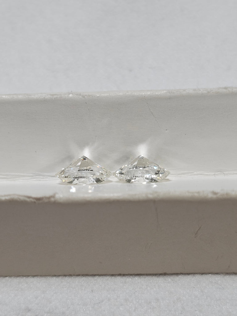 GIA 2.08 CTW Natural Oval Brilliant Match H-I SI2