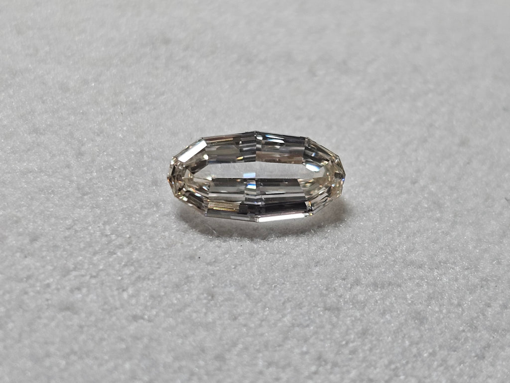 GIA 1.00 CT Natural Modified Oval Step Cut I VS1