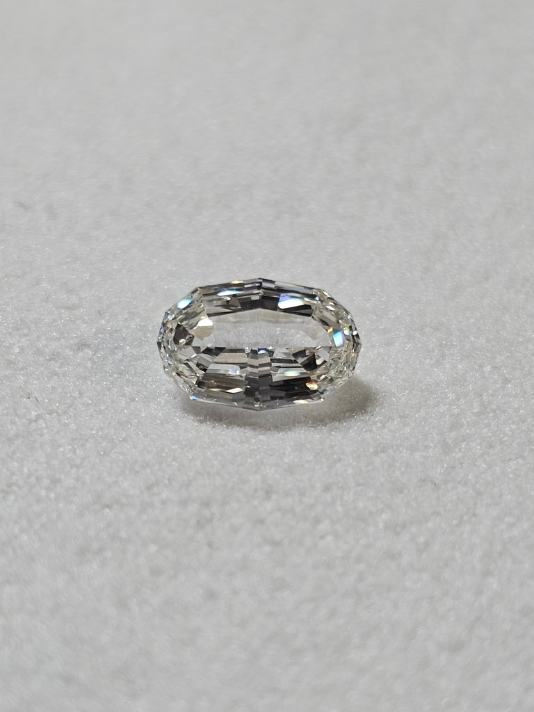 GIA 1.01 CT Natural Modified Oval Step Cut H SI2