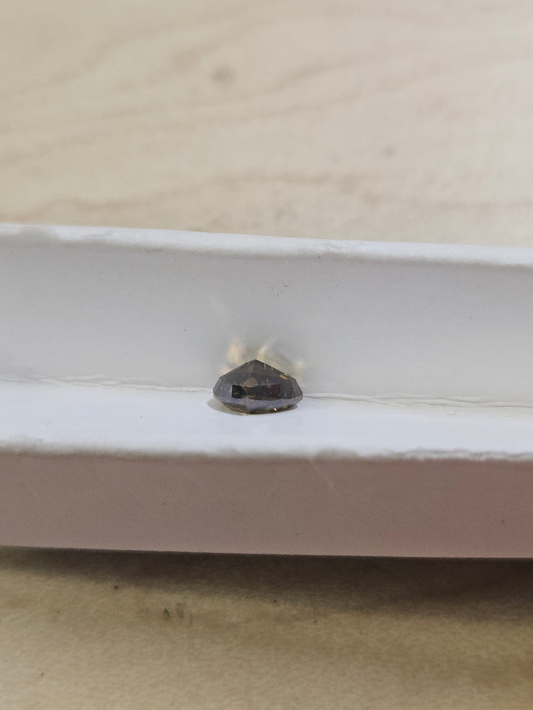 1.06 CT Natural Heart Cut Dark Orangish-Brown I1