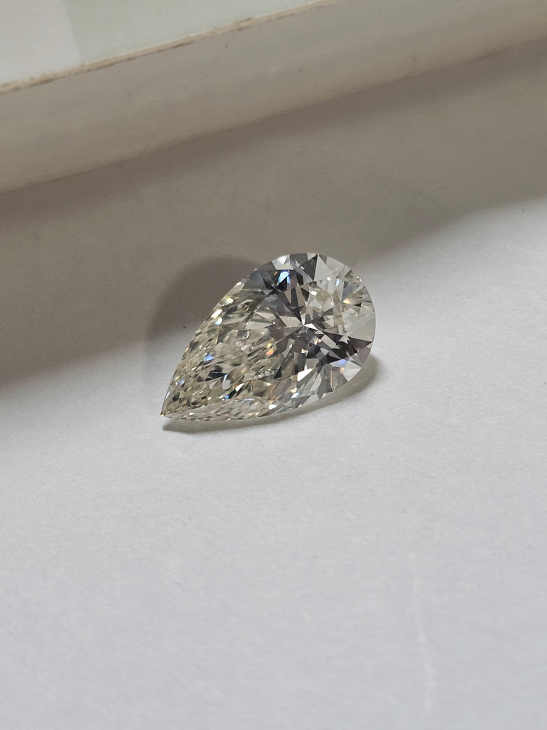GIA 1.51 CT Natural Pear Brilliant I VS2 VG VG