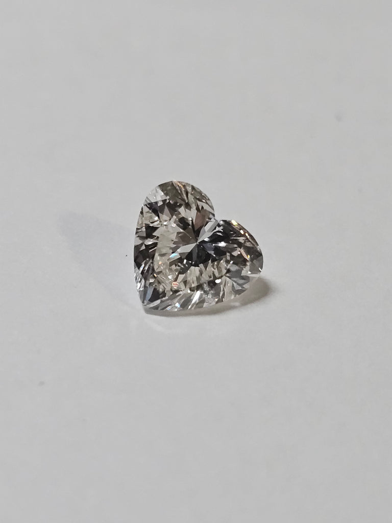 GIA 0.71 CT Natural Heart Brilliant J SI2