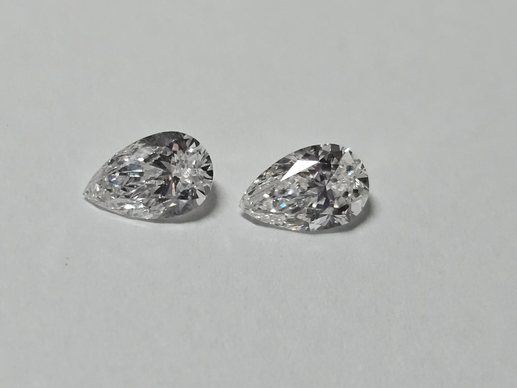 GIA 1CTW Natural Pear Brilliant Match E-F SI2 Nice makes