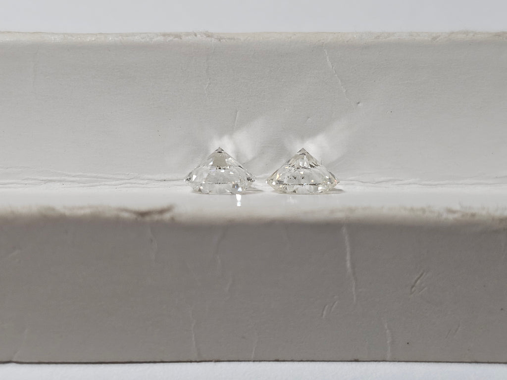 GIA 1.40 TCW Natural Round Brilliant Match H-I SI2 XXX