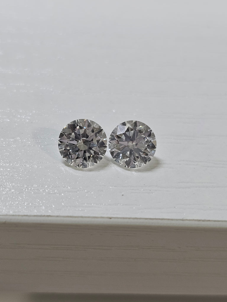 GIA 1.40 TCW Natural Round Brilliant Match H-I SI2 XXX