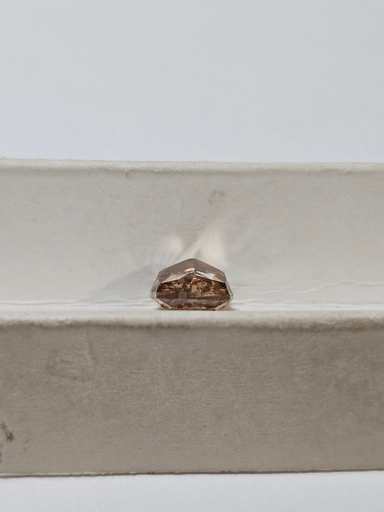 GIA 2.02 CT Natural Cushion Fancy Yellow-Brown SI1 VG/VG
