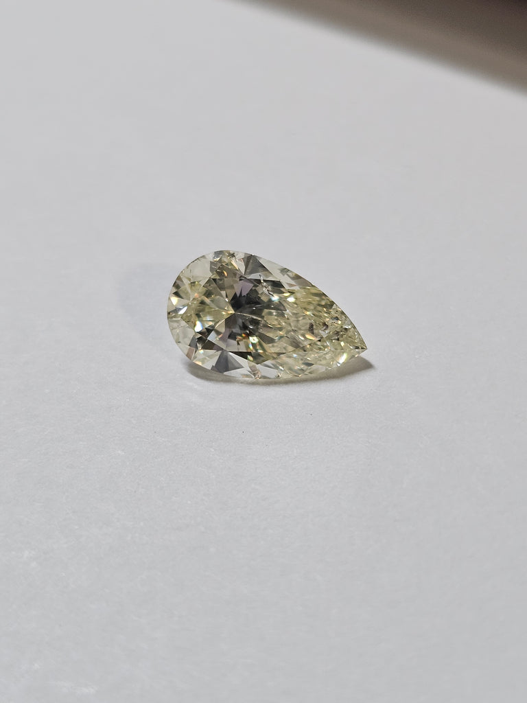 IGI 1.51 CT Natural Pear Brilliant L SI2 XX