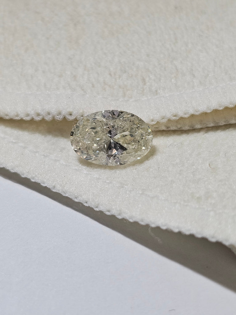 IGI 1.50 CT Natural Oval Brilliant I I1 VG VG