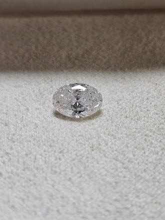 IGI 1.00 CT Natural Oval Brilliant G I1 VG VG VG