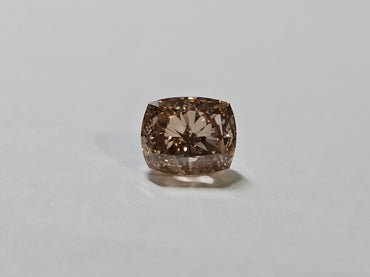 GIA 1.50 CT Natural Long Cushion Fancy Dark Yellowish Brown VS2 EX/VG
