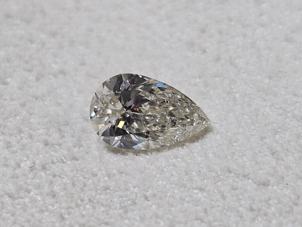 IGI 1.21 CT Natural Pear Brilliant J SI2 XXX