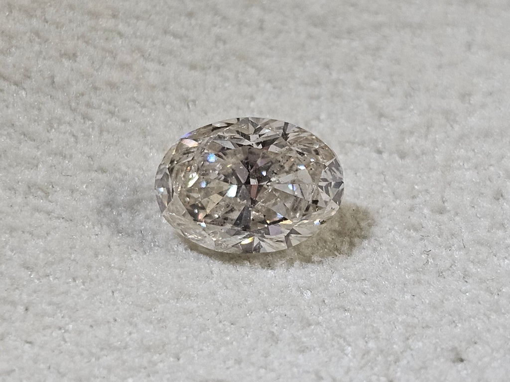 IGI 1.20 CT Natural Oval J I1 VG EX EX