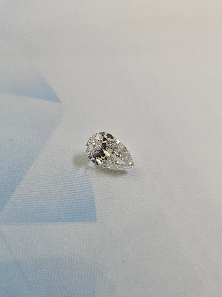 HRD 1.01 CT Natural Pear Brilliant H I1 EX VG