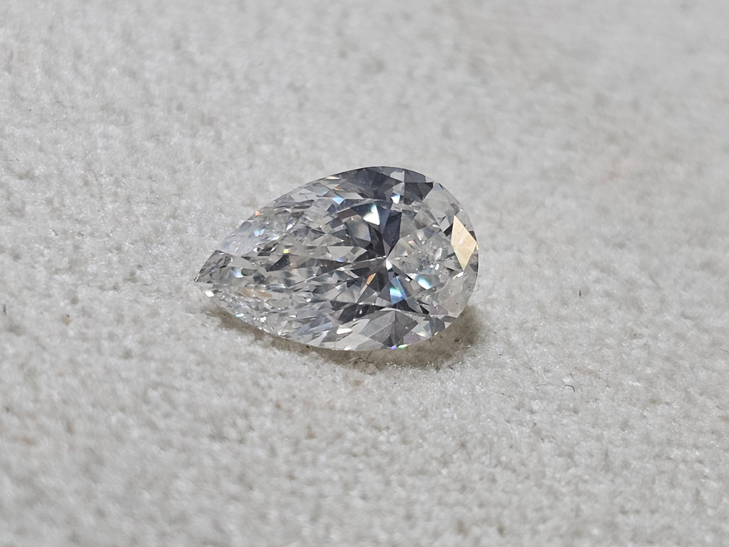 GIA 1.20 CT Natural Pear H I1