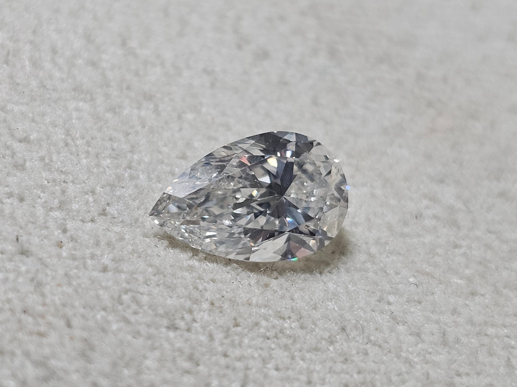 GIA 1.20 CT Natural Pear H I1