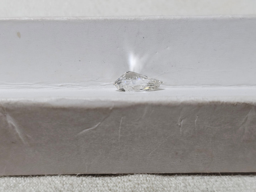 GIA 1.00 CT Natural Pear J SI2