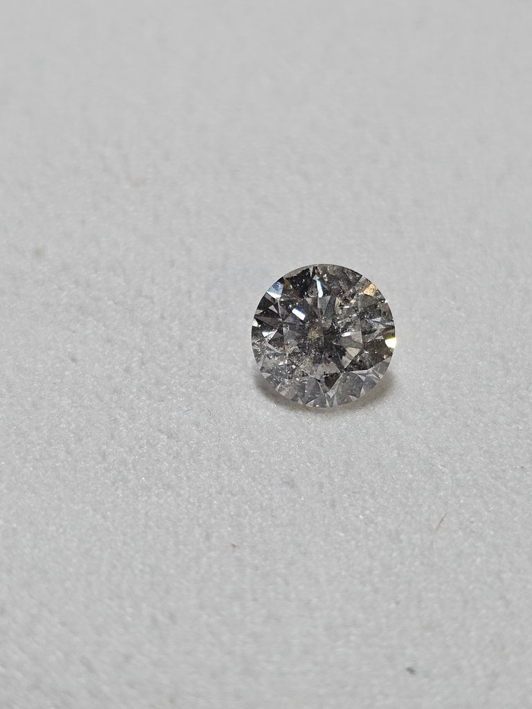 2.02 CT IGI Round Brilliant Natural Diamond G I1 XX