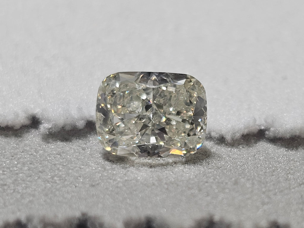 GIA 1.51 CT Natural Long Cushion L SI2 EX EX