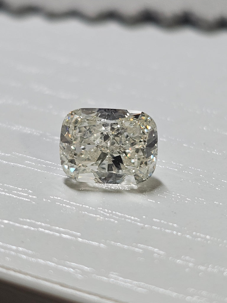 GIA 1.51 CT Natural Long Cushion L SI2 EX EX