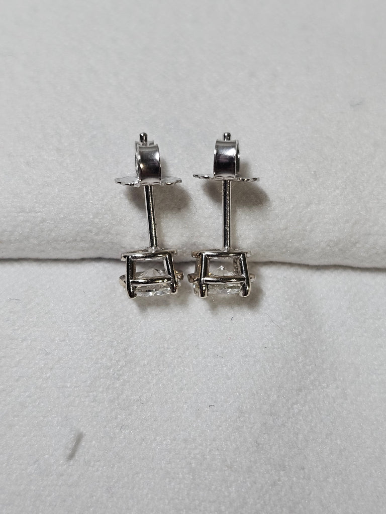 .64 CTW Oval Matched Earrings 14k .5dwt IJ SI