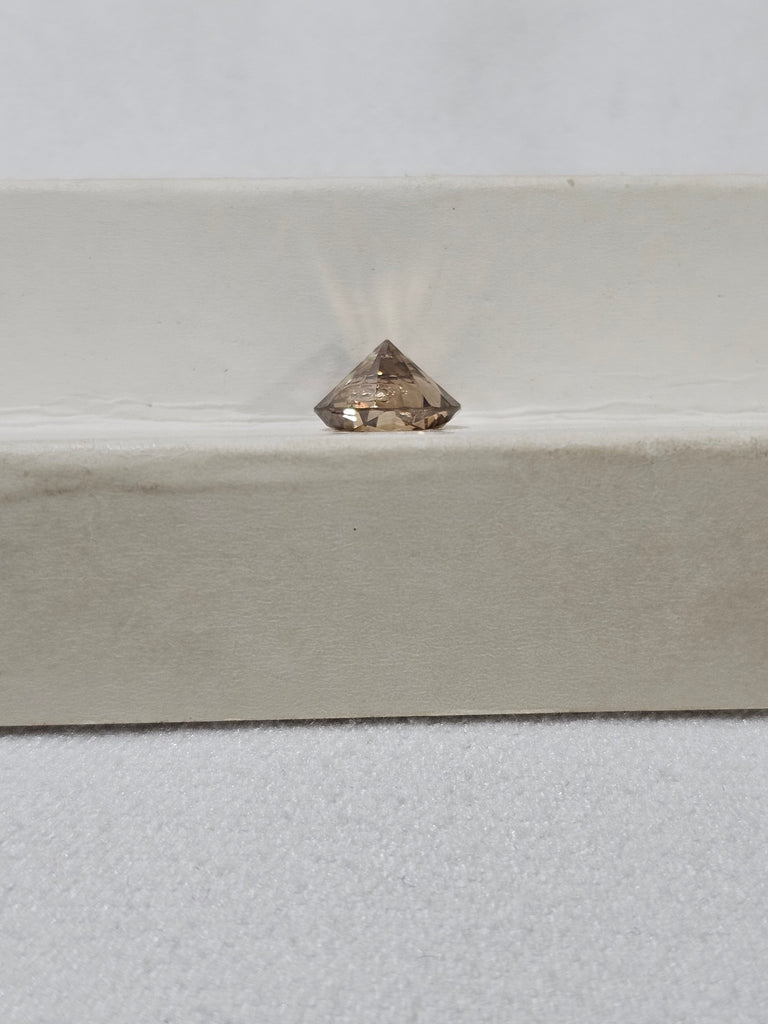 1.42 CT Natural Brown Round Imperfect