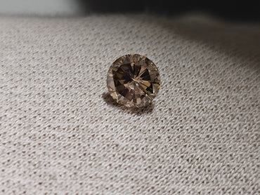 1.42 CT Natural Brown Round Imperfect