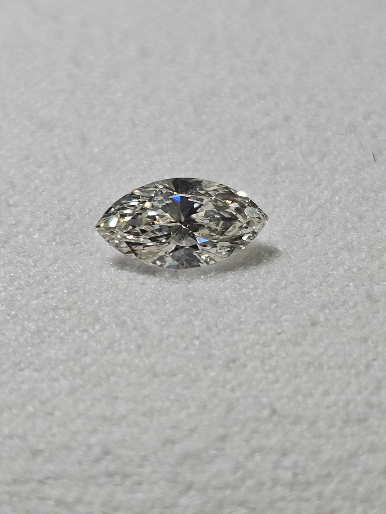 GIA 0.72 Natural Marquise Cut J SI2