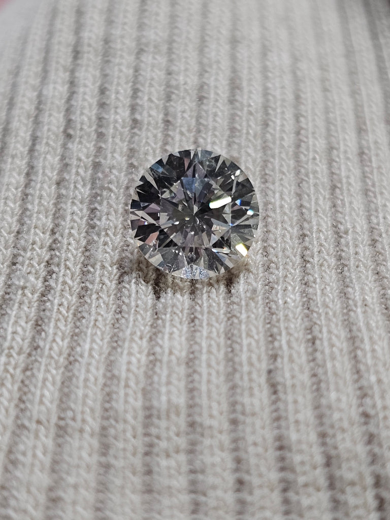 GIA 1.22 CT Natural Round Brilliant Cut J SI2