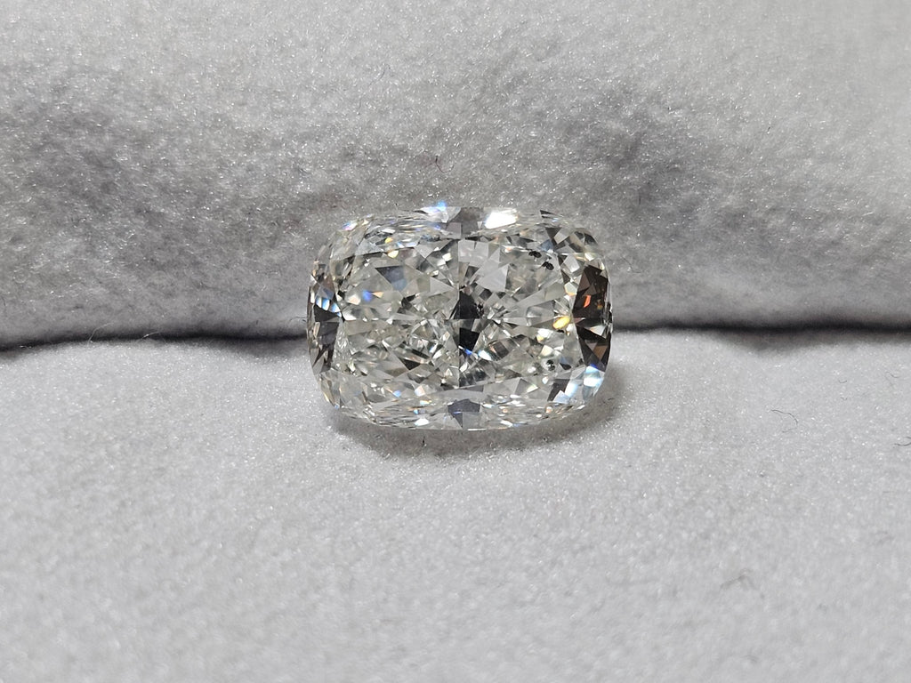 GIA 2.01 CT Natural Long Cushion H SI2 XX