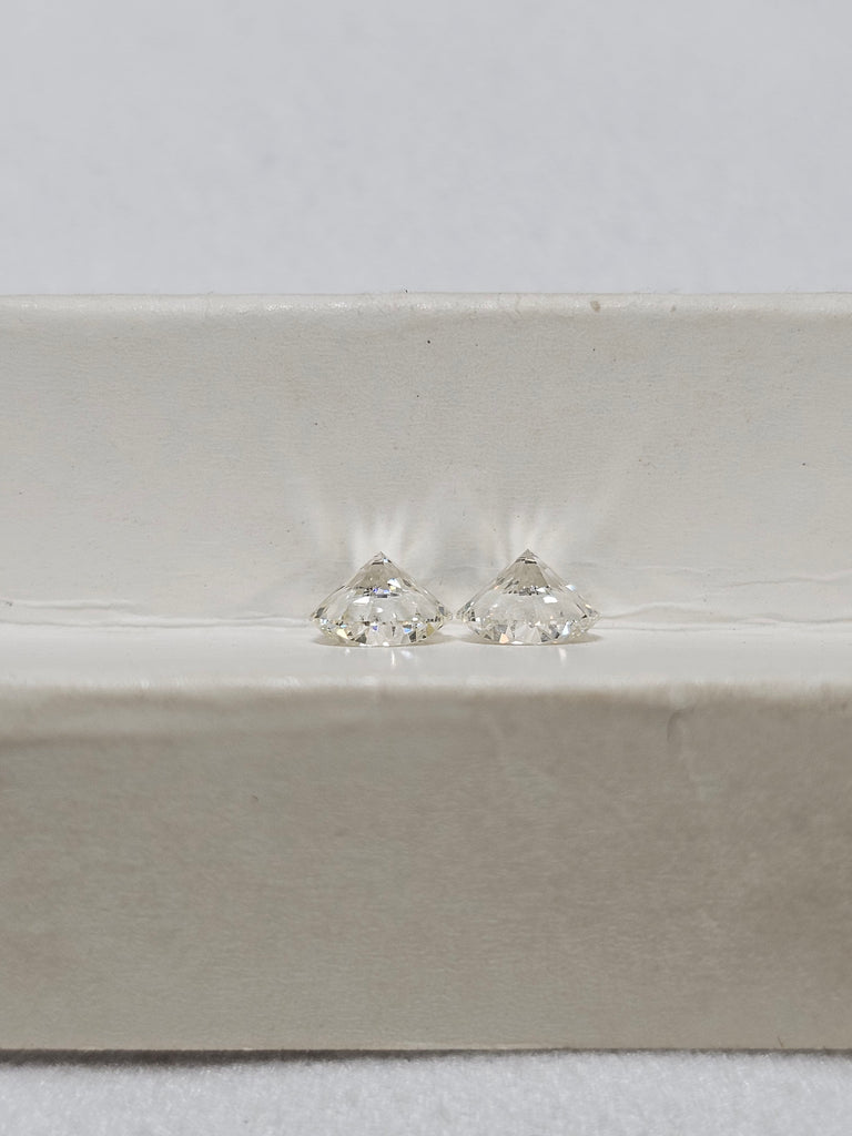 GIA 1.04 CTW Natural Round I SI1-SI2 XXX Match