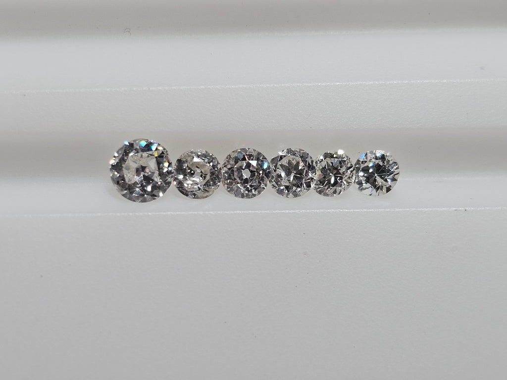 Parcel of Old European Cut Diamonds GHI SI-I1 1.44 CTW