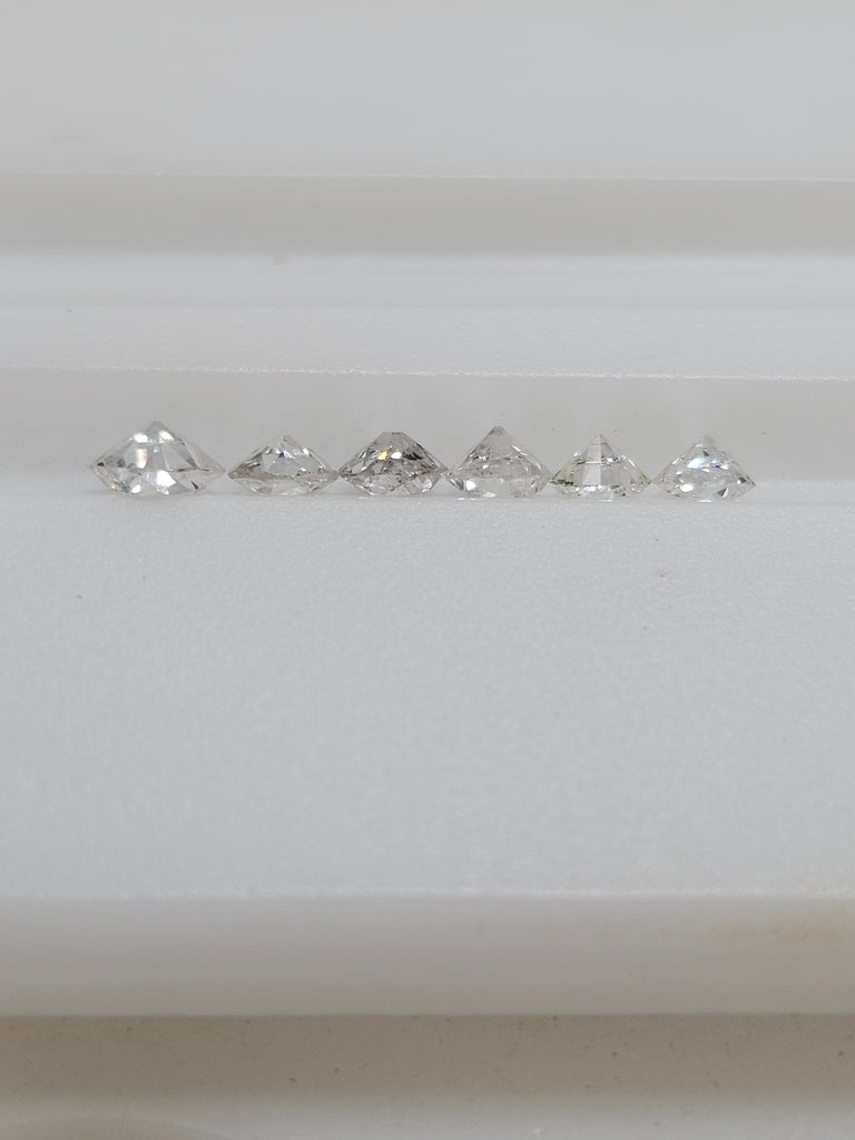 Parcel of Old European Cut Diamonds GHI SI-I1 1.44 CTW