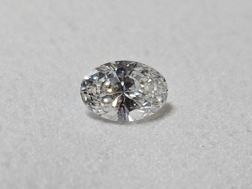 HRD 1.01 CT Natural Oval F I1 EX-EX