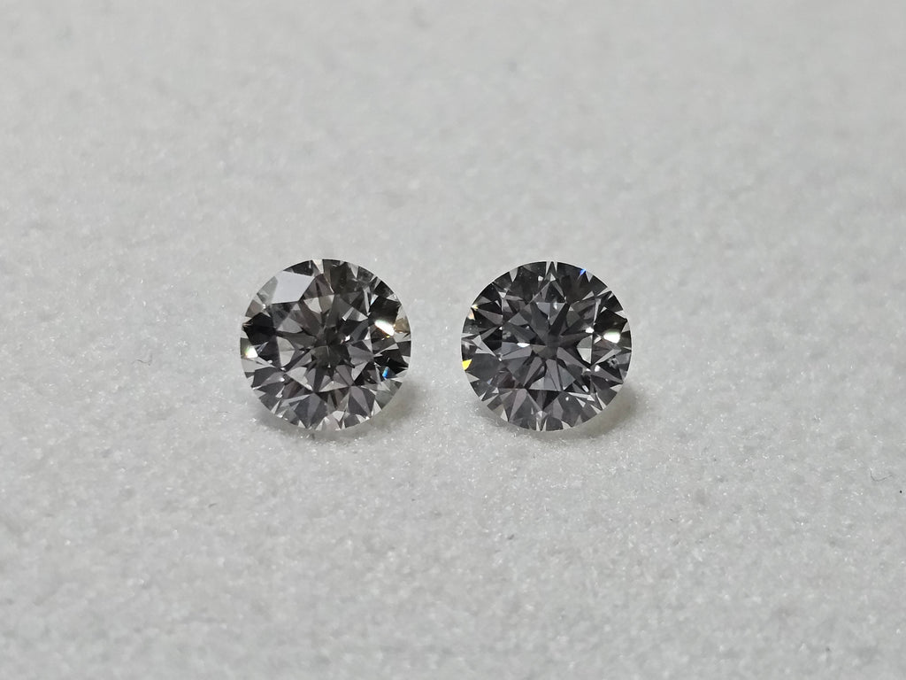 GIA 1.00 CTW Natural Round G SI2 Match Nice Makes