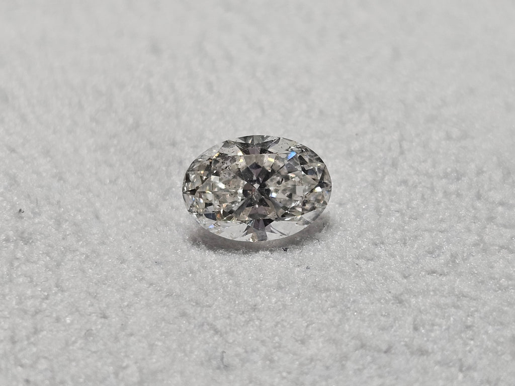 GIA 1.01 CT Natural Oval G SI2 EX-EX