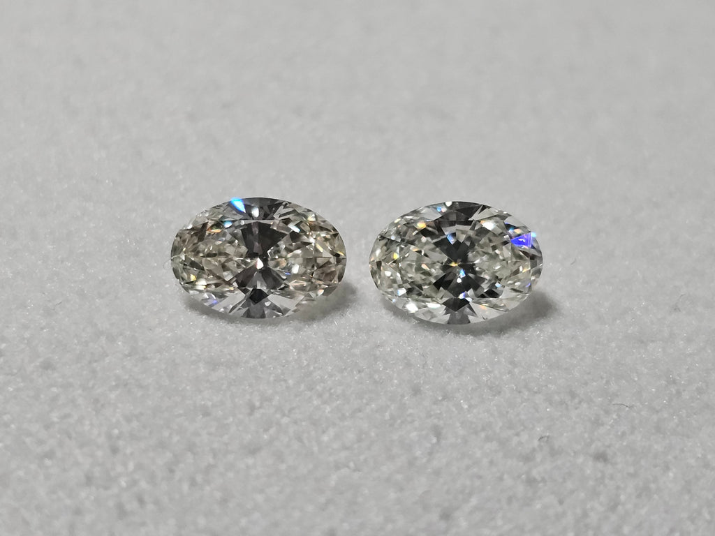 GIA 1.40 CTW Natural Oval I SI2 Matched Pair