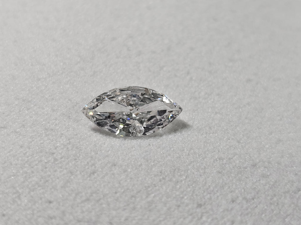 1.37 CT Marquise FG I2 Natural Diamond