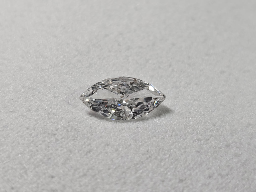 1.37 CT Marquise FG I2 Natural Diamond